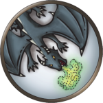 Token-round-Black-dragon-wyrmling